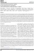 Cover page: Proteome-wide association studies for blood lipids and comparison with transcriptome-wide association studies