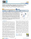 Cover page: Evidence for Mixed Mg Coordination Environments in Silicate Glasses: Results from 25Mg NMR Spectroscopy at 35.2 T.