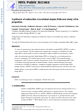 Cover page: Synthesis of native-like crosslinked duplex RNA and study of its properties