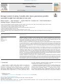 Cover page: Stronger control of eating 3 months after sleeve gastrectomy predicts successful weight loss outcomes at one year