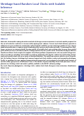 Cover page: Shrinkage-based Random Local Clocks with Scalable Inference.