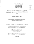 Cover page: Maximum likelihood estimation of mixture densities for binned and truncated multivariate data