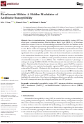 Cover page: Bicarbonate Within: A Hidden Modulator of Antibiotic Susceptibility.