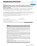 Cover page: Aspergillus antigen induces robust Th2 cytokine production, inflammation, airway hyperreactivity and fibrosis in the absence of MCP-1 or CCR2