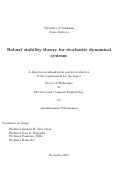 Cover page: Robust stability theory for stochastic dynamical systems