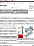 Cover page: Atomic-scale visualization of surface-assisted orbital order