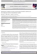 Cover page: Metabolomic profiling of women with gestational diabetes mellitus and their offspring: Review of metabolomics studies.