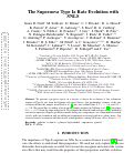 Cover page: The Supernova Type Ia Rate Evolution with SNLS