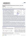 Cover page: Palladium(II)-Catalyzed Enantioselective Reactions Using COP Catalysts