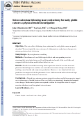 Cover page: Voice outcomes following laser cordectomy for early glottic cancer: A physical model investigation