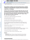 Cover page: Nasal allergen challenge and environmental exposure chamber challenge: A&nbsp;randomized trial comparing clinical and biological responses to cat allergen