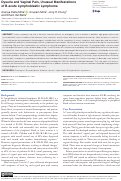 Cover page: Dysuria and Vaginal Pain, Unusual Manifestations of B-acute Lymphoblastic Lymphoma.