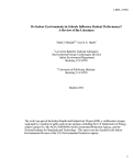 Cover page: Do indoor environments in schools influence student performance? A review of the 
literature