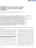 Cover page: Sbf/MTMR13 coordinates PI(3)P and Rab21 regulation in endocytic control of cellular remodeling