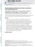 Cover page: Chemical synthesis and biological evaluation of ω-hydroxy polyunsaturated fatty acids