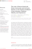 Cover page: The role of Neurochemicals, Stress Hormones and Immune System in the Positive Feedback Loops between Diabetes, Obesity and Depression