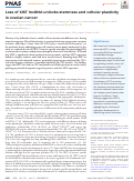 Cover page: Loss of XIST lncRNA unlocks stemness and cellular plasticity in ovarian cancer