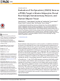 Cover page: Evaluation of the synuclein-γ (SNCG) gene as a PPARγ target in murine adipocytes, dorsal root ganglia somatosensory neurons, and human adipose tissue.