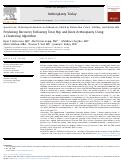 Cover page: Predicting Recovery Following Total Hip and Knee Arthroplasty Using a Clustering Algorithm.