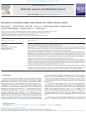 Cover page: Prevalence of cerebral small vessel disease in a Fabry disease cohort.