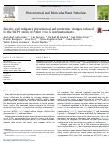 Cover page: Salicylic acid mitigates physiological and proteomic changes induced by the SPCP1 strain of Potato virus X in tomato plants