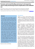 Cover page: Psoriasis and wound healing outcomes: A retrospective cohort study examining wound complications and antibiotic use