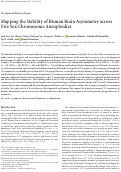 Cover page: Mapping the Stability of Human Brain Asymmetry across Five Sex-Chromosome Aneuploidies