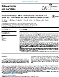 Cover page: The Association of Knee Shape with Sex: The Osteoarthritis Initiative