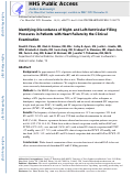 Cover page: Identifying Discordance of Right- and Left-Ventricular Filling Pressures in Patients With Heart Failure by the Clinical Examination.