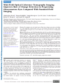 Cover page: Wide-Field Optical Coherence Tomography Imaging Improves Rate of Change Detection in Progressing Glaucomatous Eyes Compared With Standard-Field Imaging