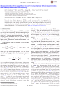 Cover page: Measurements of the eigenfunction of reversed shear Alfvén eigenmodes that sweep downward in frequency