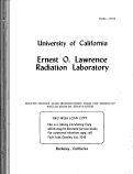 Cover page: KINETIC ENERGY-MASS DISTRIBUTIONS FROM THE FISSION OF NUCLEI LIGHTER THAN RADIUM