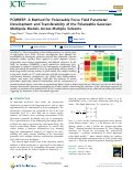 Cover page: PCMRESP: A Method for Polarizable Force Field Parameter Development and Transferability of the Polarizable Gaussian Multipole Models Across Multiple Solvents