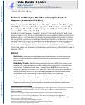 Cover page: Rationale and Design of the Echocardiographic Study of Hispanics/Latinos (ECHO-SOL).