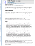 Cover page: Conditional knockout of kisspeptin signaling in brown adipose tissue increases metabolic rate and body temperature and lowers body weight