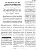 Cover page: Genome Sequence of the PCE-Dechlorinating Bacterium Dehalococcoides ethenogenes