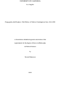 Cover page: Propaganda after Prophecy: The Politics of Truth in Contemporary Iran, 1941-2009