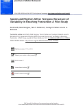 Cover page: Speed and Rhythm Affect Temporal Structure of Variability in Reaching Poststroke: A Pilot Study.