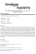 Cover page: Tibetan Trisyllabic Light Verb Construction Recognition