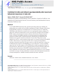 Cover page: Combined nicotine and ethanol age-dependently alter neural and behavioral responses in male rats