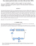 Cover page: Non common path aberration correction with non linear WFSs