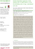 Cover page: Context-dependent expression of the foraging gene in field colonies of ants: the interacting roles of age, environment and task.