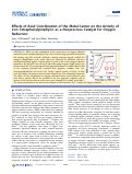 Cover page: Effects of Axial Coordination of the Metal Center on the Activity of Iron Tetraphenylporphyrin as a Nonprecious Catalyst for Oxygen Reduction