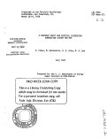 Cover page: A PROPOSED ORBIT AND VERTICAL DISPERSION CORRECTION SYSTEM FOR PEP