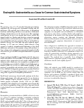 Cover page: Eosinophilic Gastroenteritis as a Cause for Common Gastrointestinal Symptoms