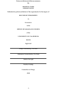 Cover page: Policies in Behavioral Macroeconomics