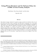 Cover page: Going-Private Decisions and the Sarbanes-Oxley Act of 2002: A Cross-Country Analysis