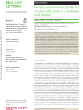 Cover page: Emergent social structure is typically not associated with survival in a facultatively social mammal