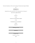 Cover page: Statistical Consistency of Structural Learning in Networks and Graphical Models