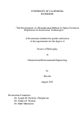 Cover page: The Development of a Hydrothermal Method for Slurry Feedstock Preparation for Gasification Technology